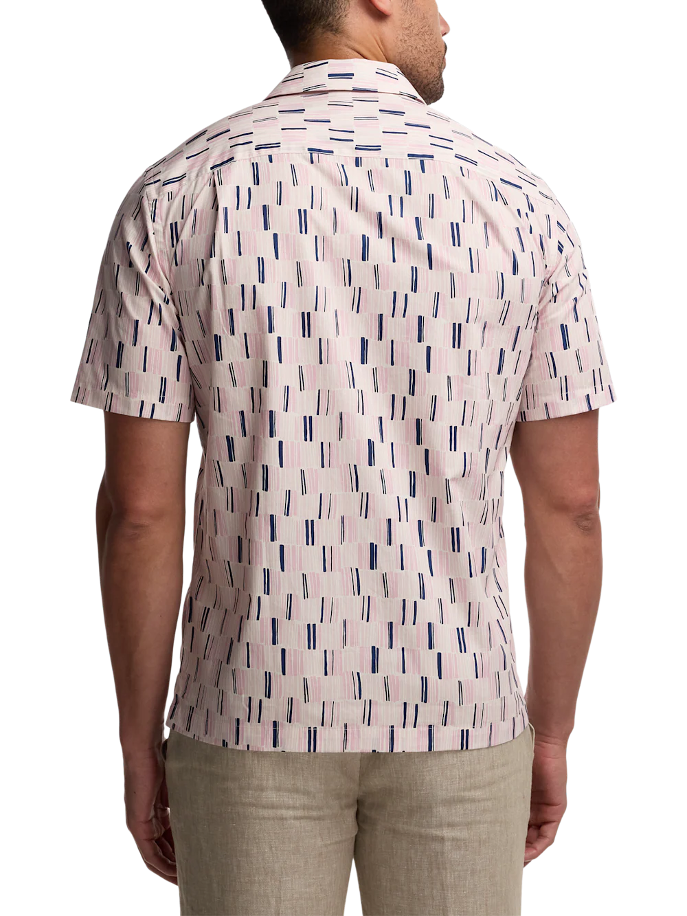 Cotton Check Casual Shirt - Pink/blue - Image 5