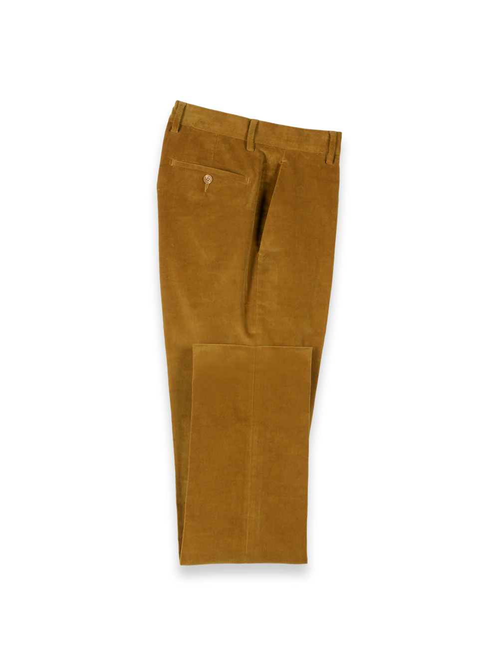 Cotton Stretch Corduroy Pants - Dark Gold