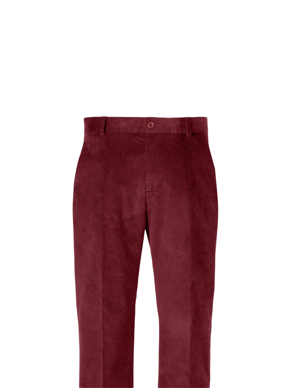 Cotton Stretch Corduroy Pants - Dark Gold - Image 2