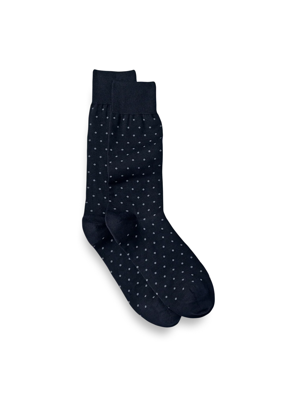 Dot Cotton Blend Sock - Navy Multi