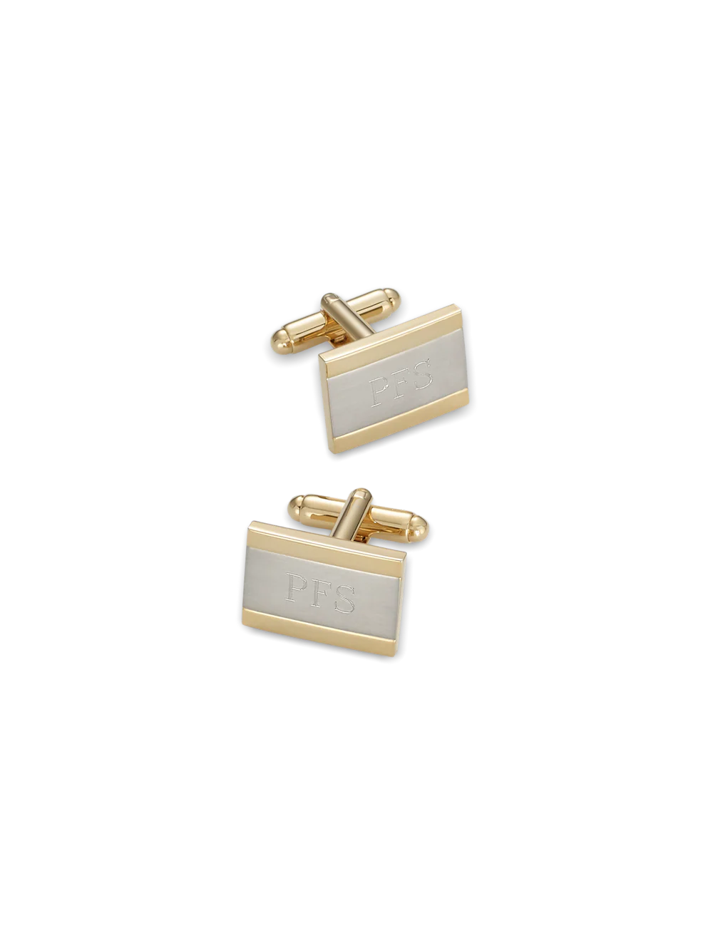 Engravable Cufflinks - Gold/silver
