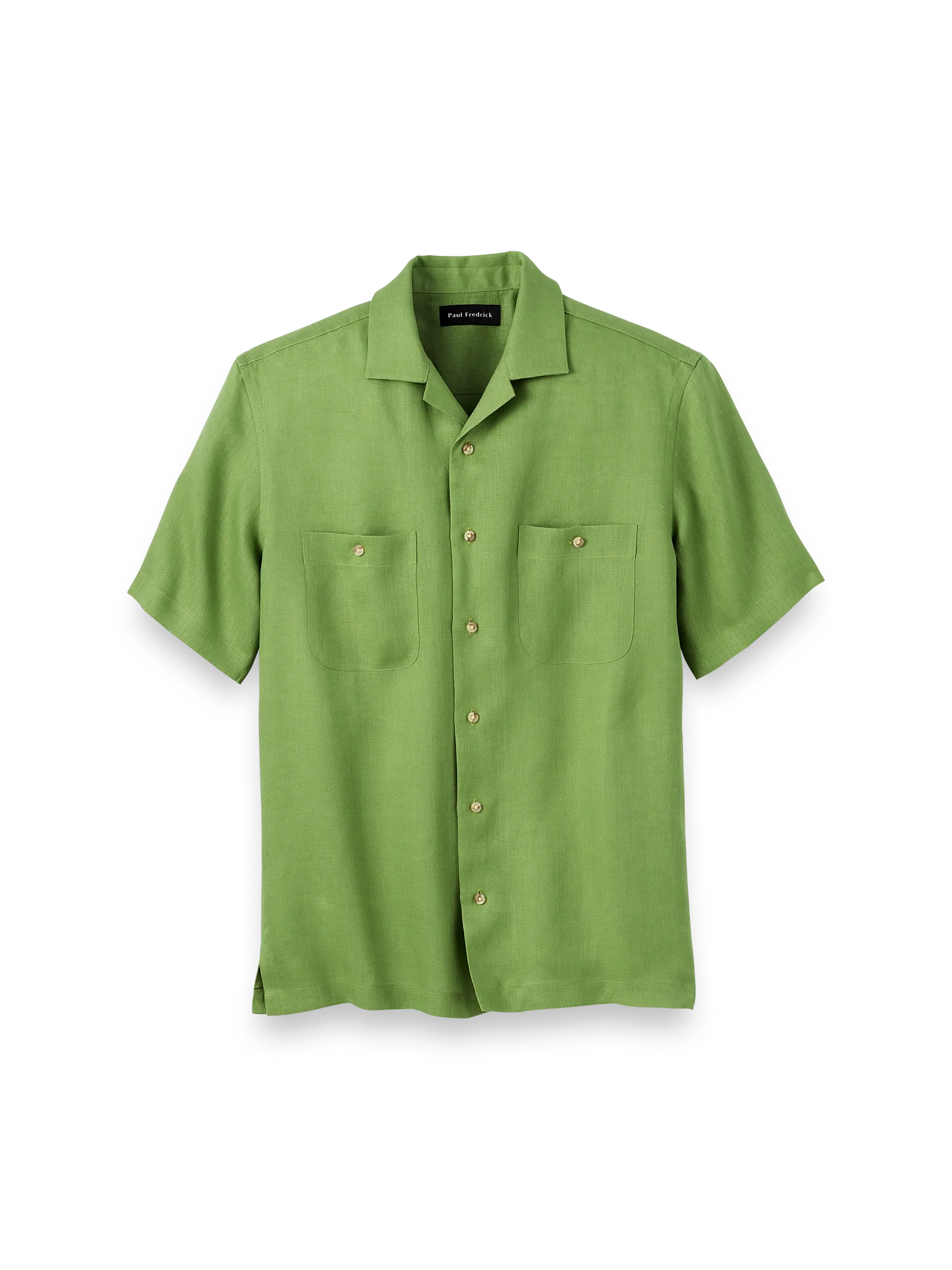 Linen Solid Casual Shirt - Green