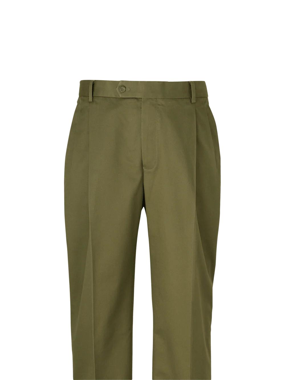 Non-Iron Cotton Stretch Twill Pant - Dark Olive - Image 5