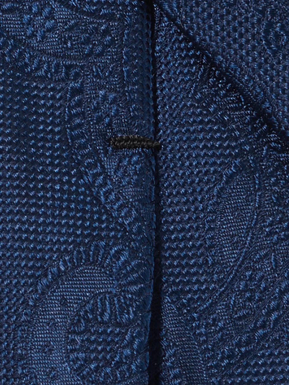 Paisley Woven Silk Tie - Navy - Image 4
