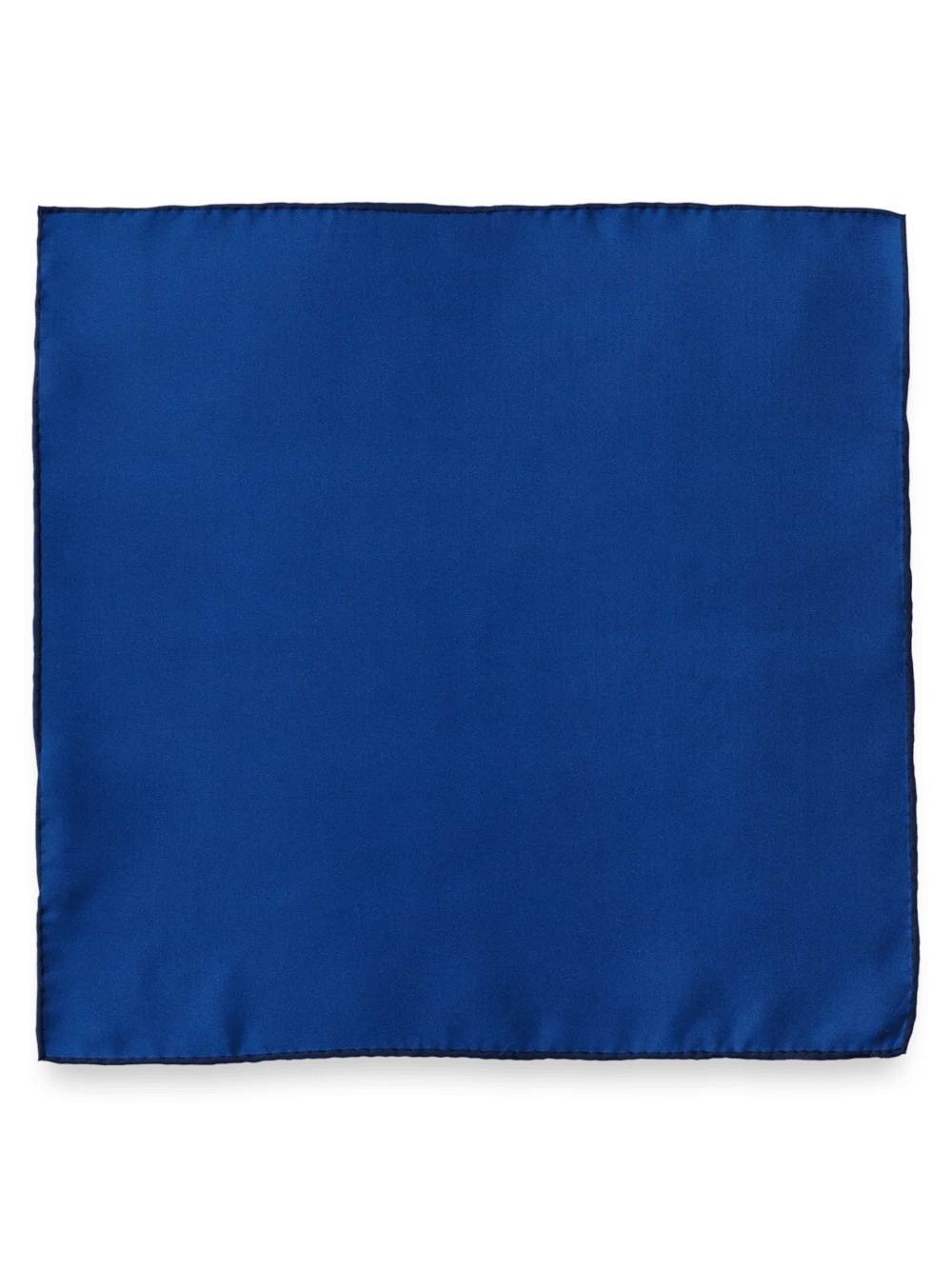 Solid Silk Pocket Square - Gold - Image 2