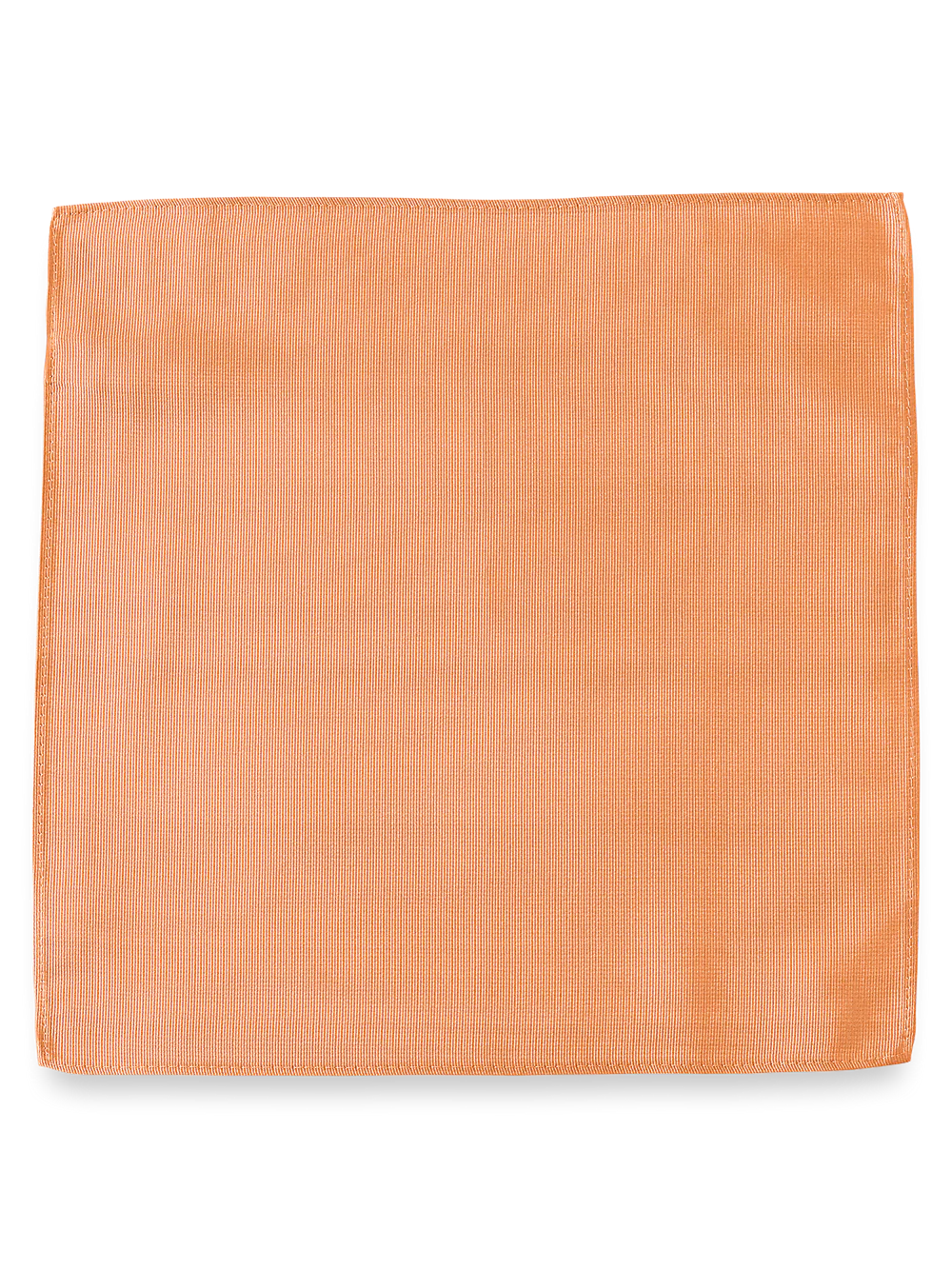 Solid Twill Silk Pocket Square - Pink - Image 2