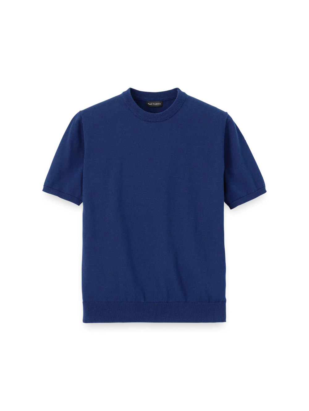 Supima Cotton Crew Neck Sweater - Navy
