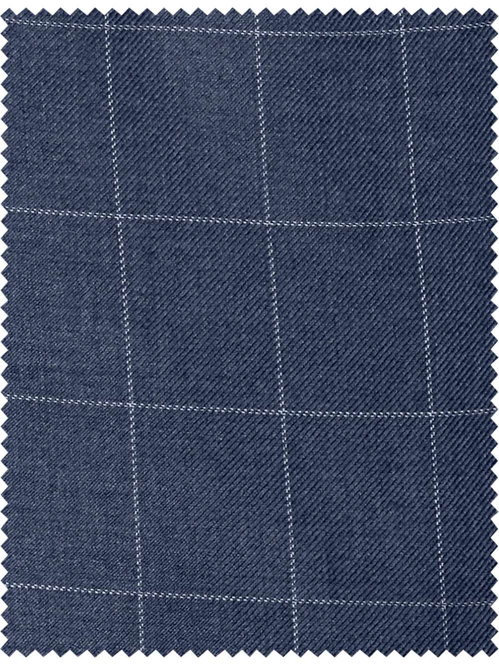 Tailored Fit Essential Wool Flat Front Pants - Navy - Image 3