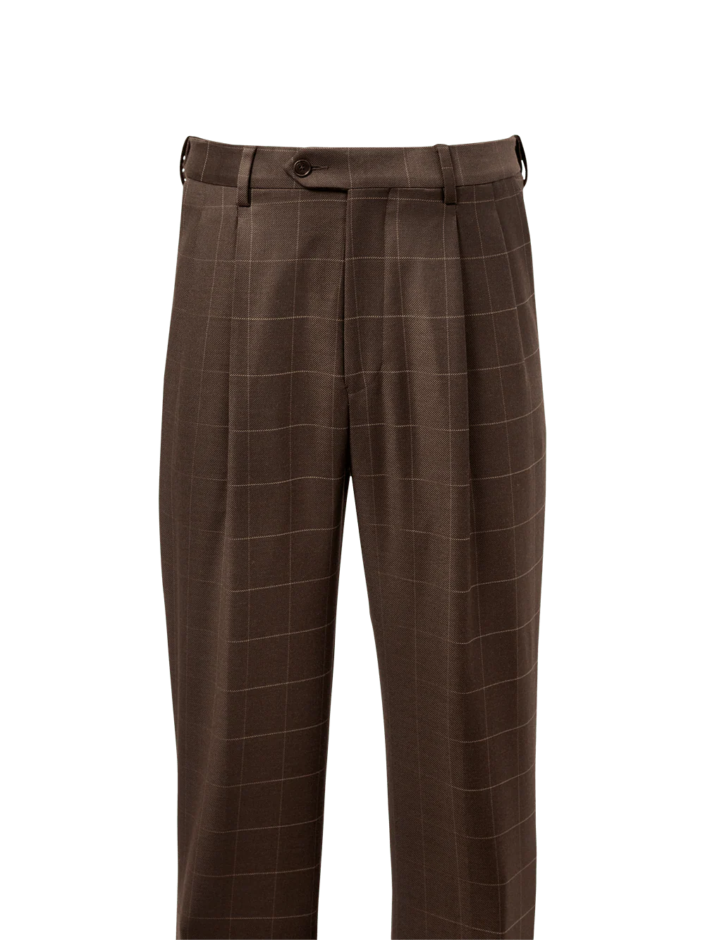 Tailored Fit Essential Wool Pleated Pants - Navy - Image 2