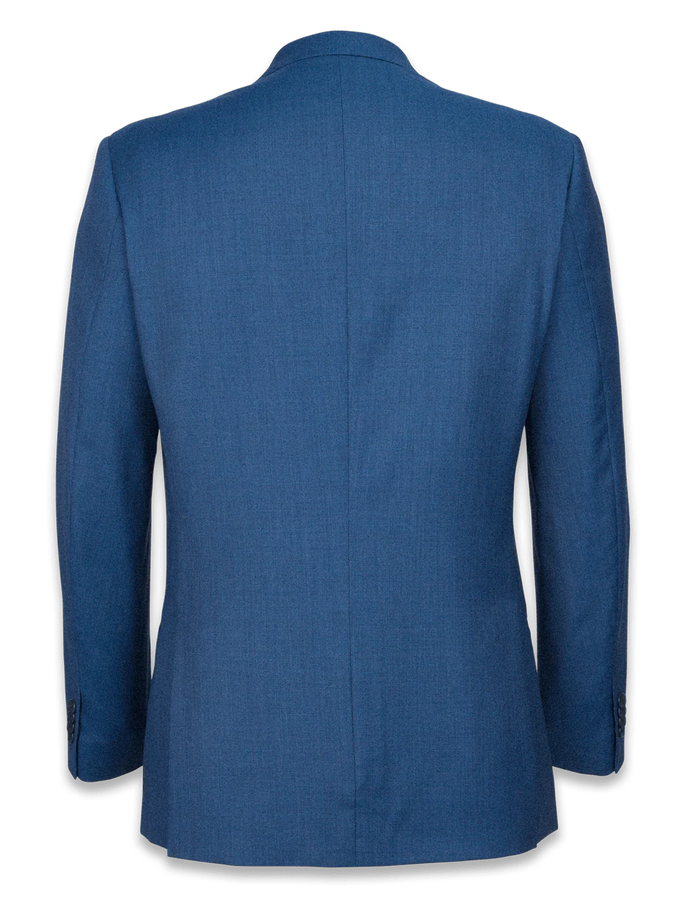 Tailored FIt Sharkskin Peak Lapel Suit Jacket - Sky Blue - Image 2