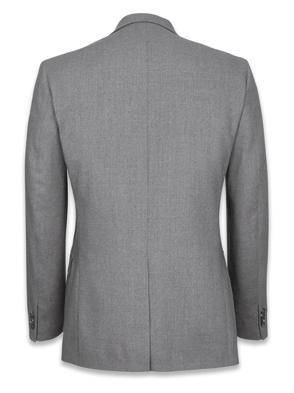 Tailored Fit Wool Essential Wool Notch Lapel Suit Jacket - Navy - Image 4